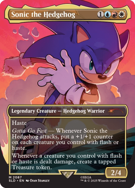Magic: The Gathering - Sonic The Hedgehog: Friends & Foes Secret Lair Drop - Gathering Games