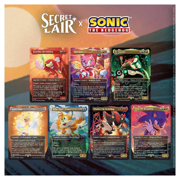 Sonic The Hedgehog: Friends & Foes Secret Lair Drop (Non-Foil