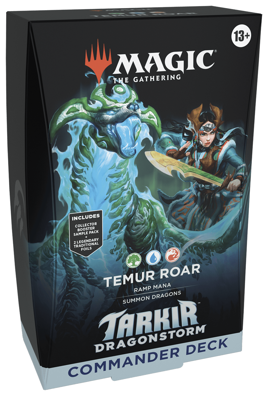 Magic The Gathering: Tarkir: Dragonstorm - Temur Roar Commander Deck - Gathering Games