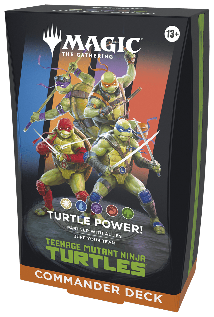 Magic: The Gathering - Teenage Mutant Ninja Turtles Commander Deck - Turtle Power - Gathering Games
