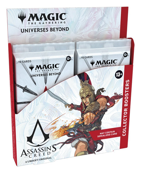Magic The Gathering - Universes Beyond: Assassins Creed Collector Booster Box - Gathering Games