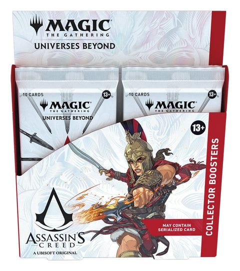 Magic The Gathering - Universes Beyond: Assassins Creed Collector Booster Box - Gathering Games