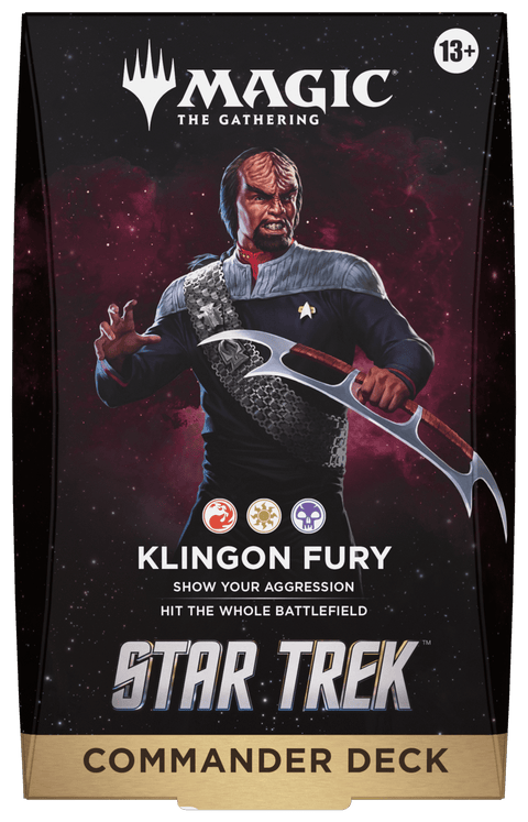 Magic: The Gathering - Universes Beyond: Star Trek Commander Deck - Klingon Fury - Gathering Games