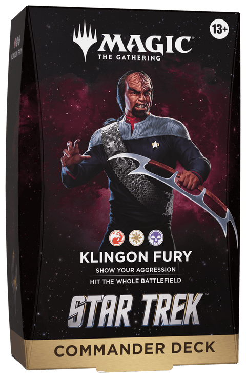 Magic: The Gathering - Universes Beyond: Star Trek Commander Deck - Klingon Fury - Gathering Games