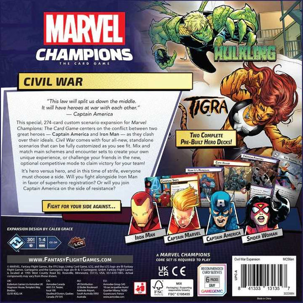 Marvel Champions: The Card Game Civil War - 4