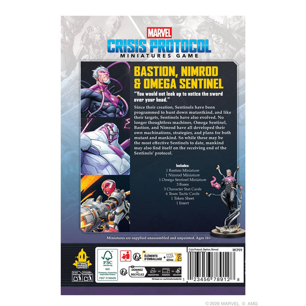 Marvel: Crisis Protocol - Bastion, Nimrod & Omega Sentinel Character Pack - 4