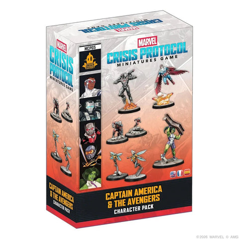 Marvel: Crisis Protocol – Captain America & The Avengers Character Pack - Gathering Games
