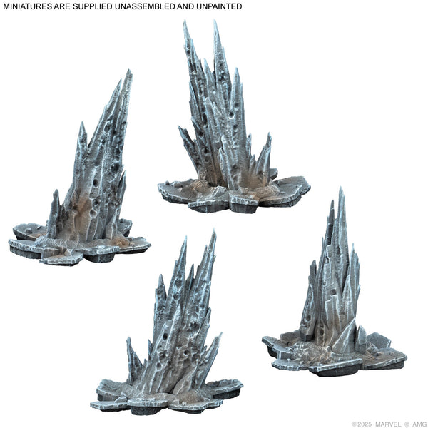 Marvel: Crisis Protocol - Dark Dimension Incursion Terrain Pack - 3