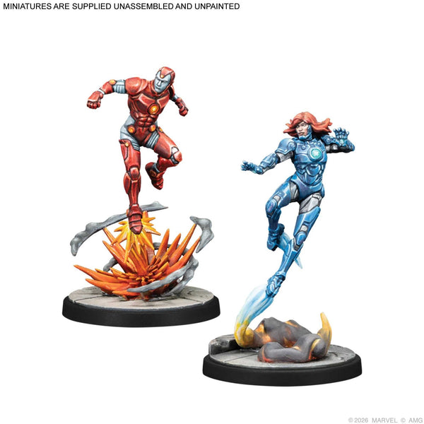 Marvel: Crisis Protocol - Iron Lad, Iron Monger, Kang The Conqueror & Rescue - 4