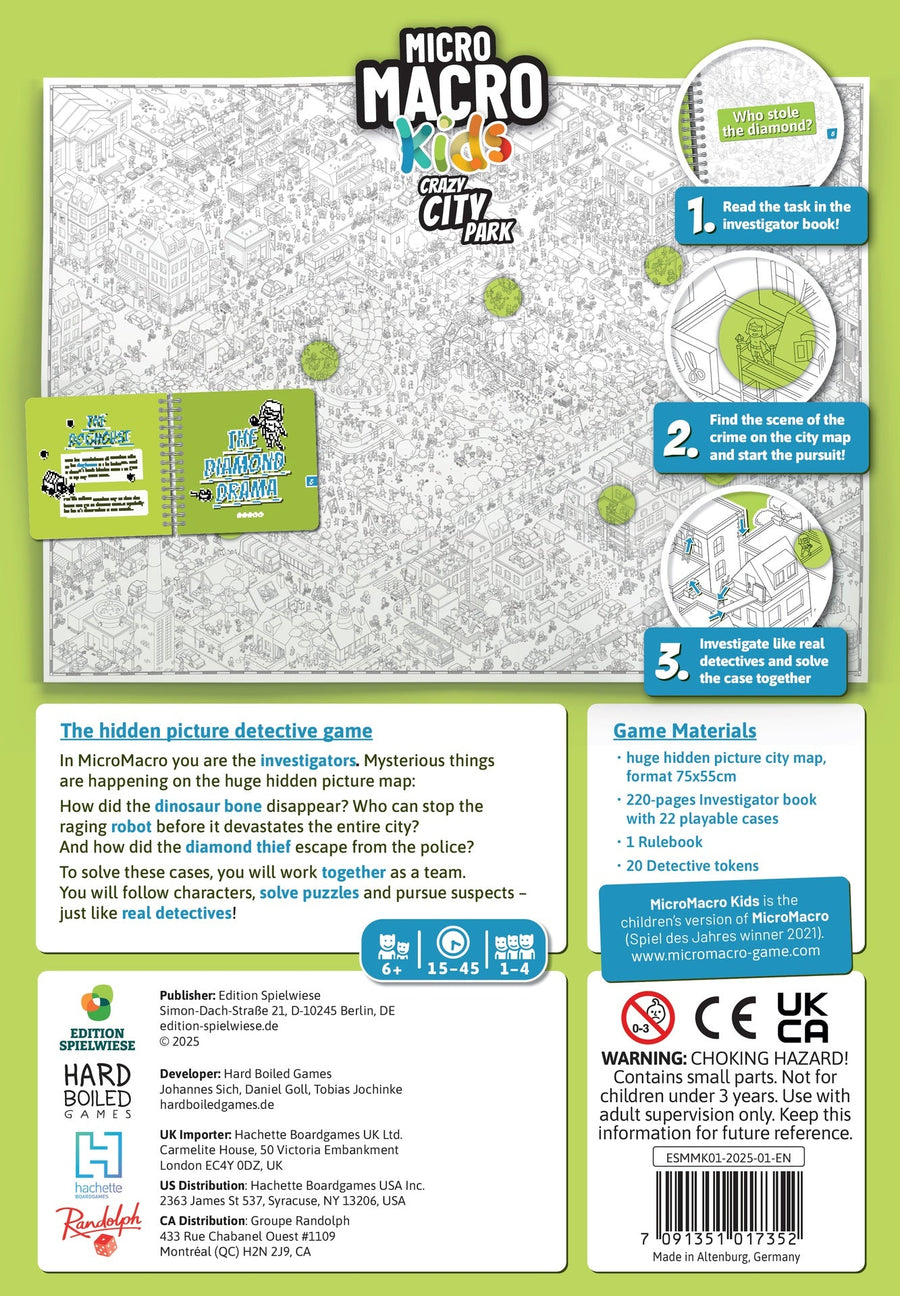 MicroMacro Kids: Crazy City Park - Gathering Games