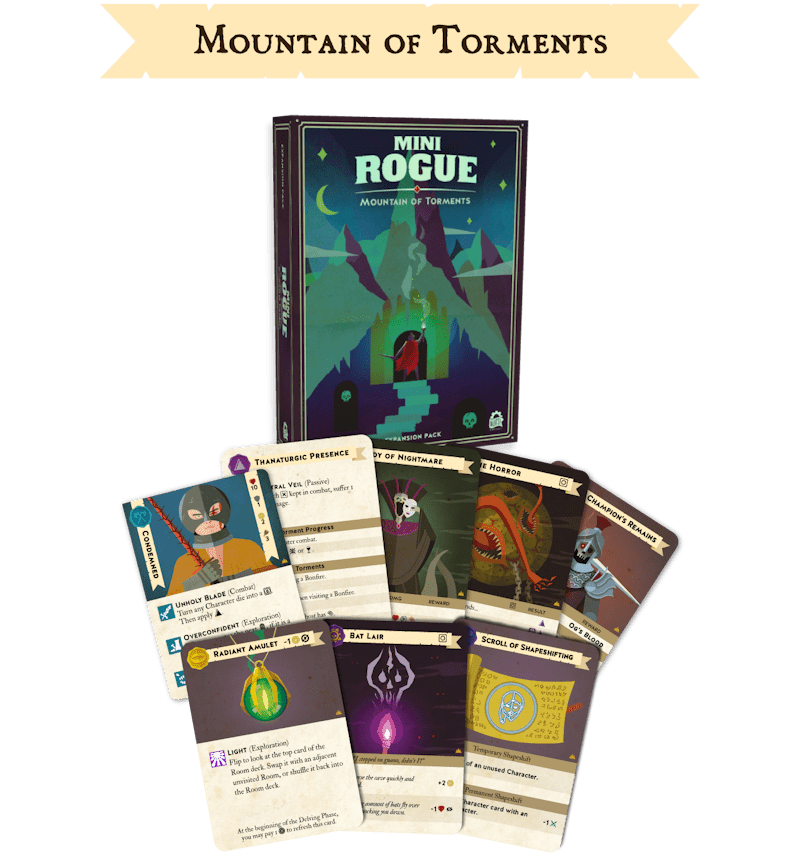 Mini Rogue: The Mountains of Torment Expansion - Gathering Games