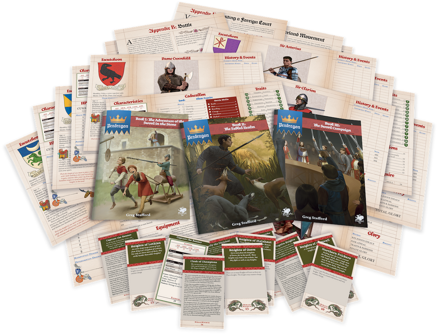 King Arthur Pendragon RPG Starter Set: Relive the Glory of King Arthur’s Court!