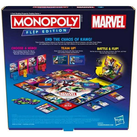Monopoly Flip Marvel - Gathering Games