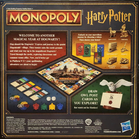 Monopoly: Harry Potter - A Magical Adventure at Hogwarts - Gathering Games