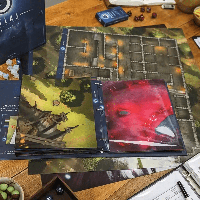 Moonlight Maps: ATLAS TTRPG Battle Maps - Twilight - Gathering Games