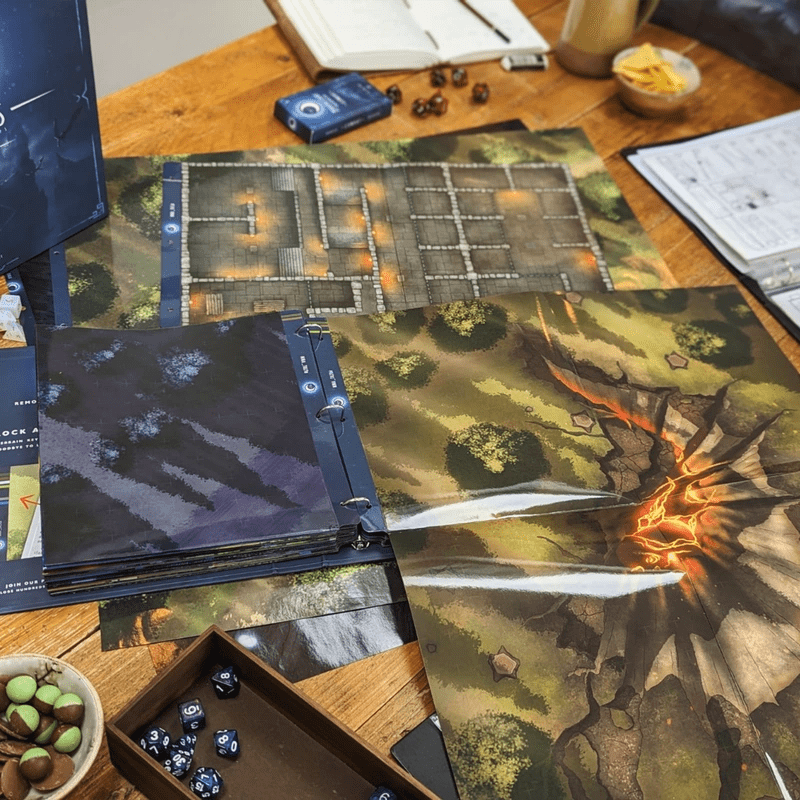 Moonlight Maps: ATLAS TTRPG Battle Maps - Twilight - Gathering Games
