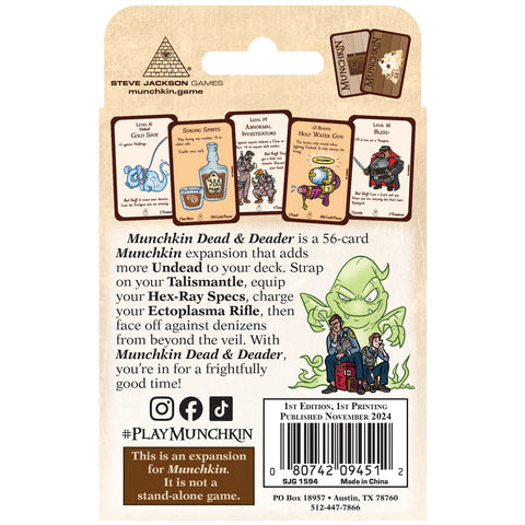 Munchkin: Dead & Deader - Gathering Games