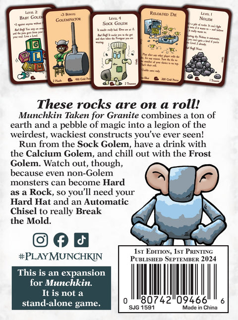 Munchkin: Taken for Granite - Gathering Games