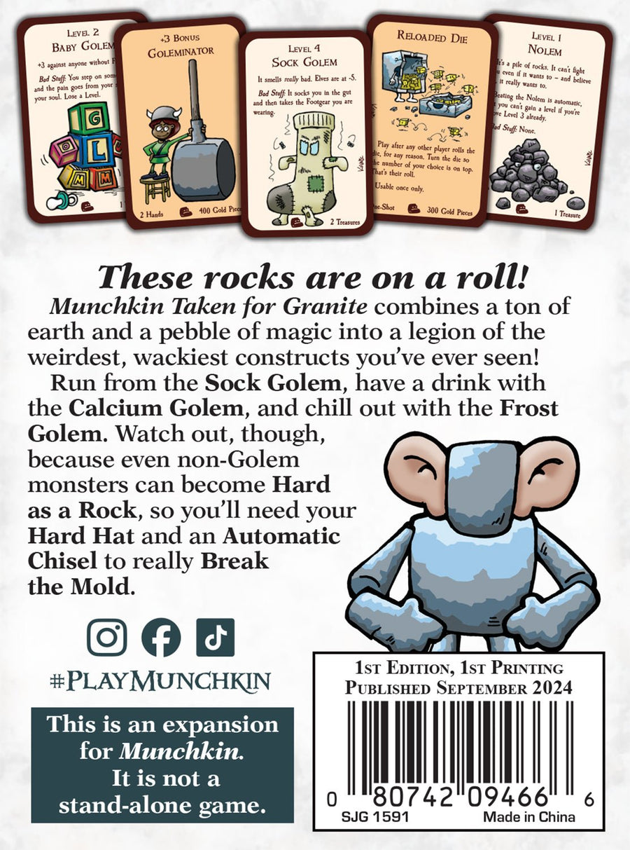 Munchkin: Taken for Granite - Gathering Games