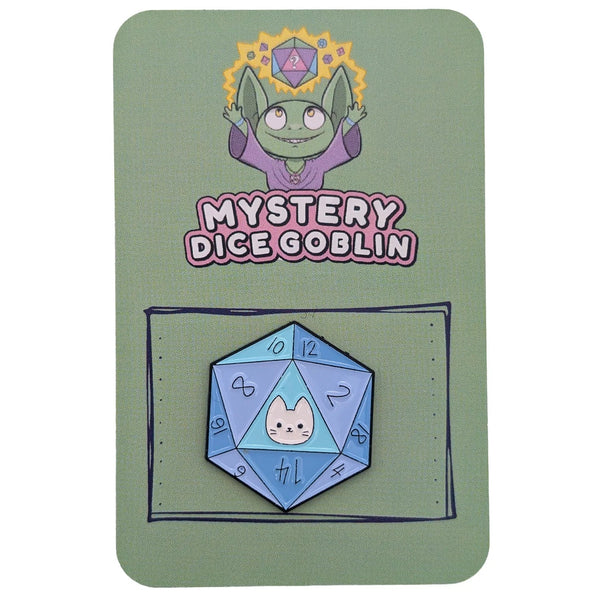 Mystery Dice Goblin - Enamel Pins - Cats - 1