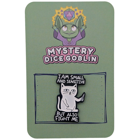 Mystery Dice Goblin - Enamel Pins - Cats - Gathering Games
