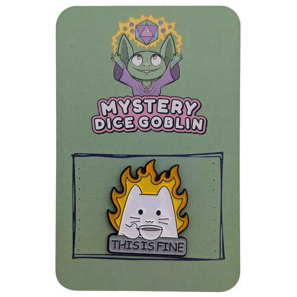 Mystery Dice Goblin - Enamel Pins - Cats - 10