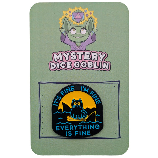 Mystery Dice Goblin - Enamel Pins - Cats - 9