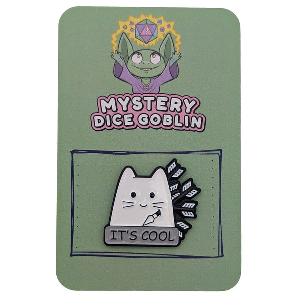 Mystery Dice Goblin - Enamel Pins - Cats - 6