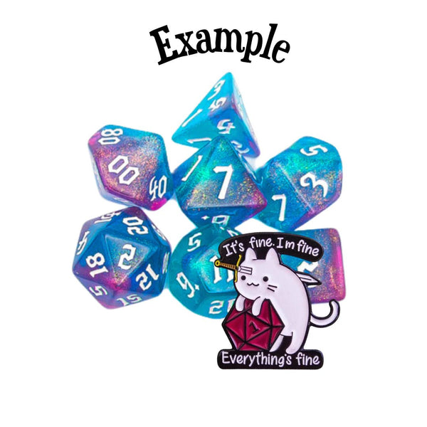 Mystery Dice Goblin - Mystery Dice & Pin Pack - 2