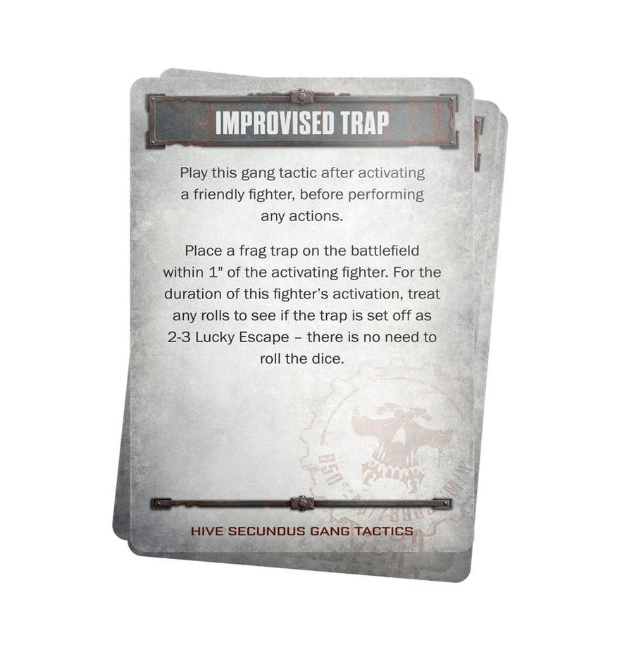 Necromunda: Hive Secundus Gang Tactics Cards - Gathering Games