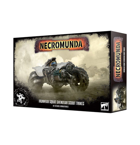 Necromunda: Ironhead Squat Sventor Scout Trikes - Gathering Games