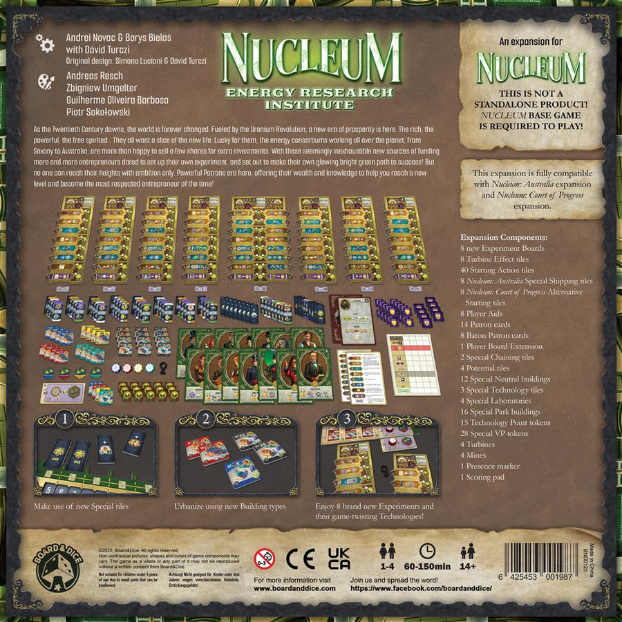 Nucleum: Energy Research Institute - Gathering Games