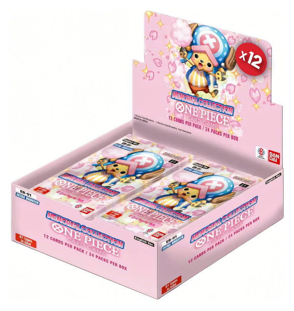 One Piece Card Game: EB-01 Extra Booster Memorial Collection Case (12 Booster Boxes) - 1