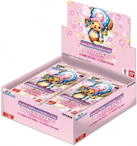 One Piece Card Game: Extra Booster Memorial Collection (EB-01) Booster Box - Gathering Games