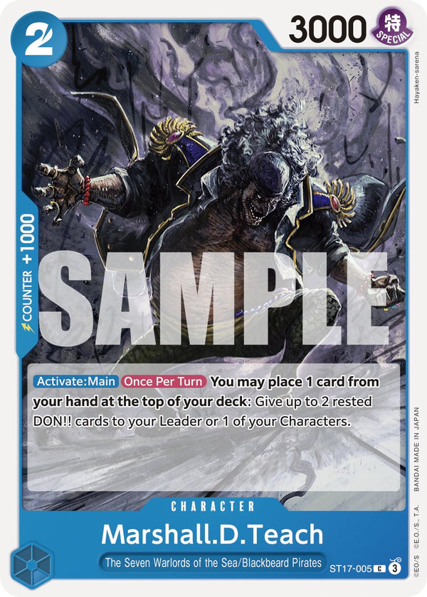 Blue Donquixote Doflamingo (ST-17) Starter Deck - One Piece Card Game | Gathering Games Blue Donquixote Doflamingo (ST-17) Starter Deck - One Piece Card Game | Gathering Games