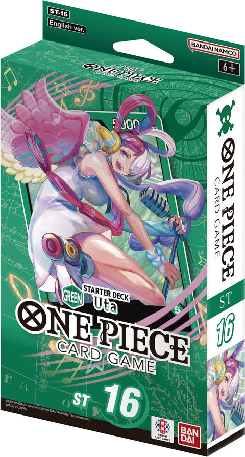 One Piece Card Game: Starter Deck - Green Uta (ST - 16) - Gathering Games