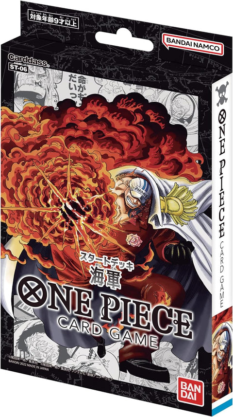 One Piece Card Game: Starter Deck - Navy: Absolute Justice (ST06) - Gathering Games