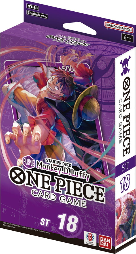 One Piece Card Game: Starter Deck - Purple Monkey.D.Luffy (ST - 18) - Gathering Games