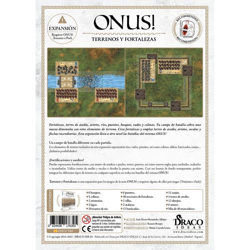 Onus! Traianus: Terrain and Fortresses - Gathering Games
