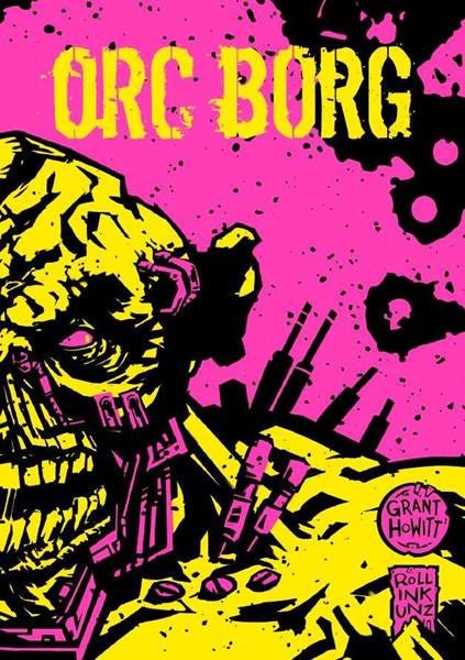 Orc Borg RPG: Neon Zine Edition - 1