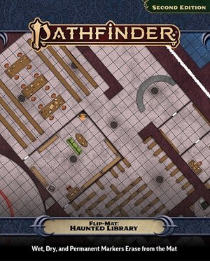 Pathfinder: Haunted Library Flip-Mat - 1