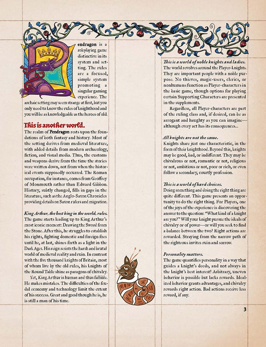 Pendragon: Core Rulebook - Gathering Games