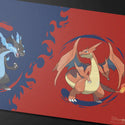 Pokémon: Mega Charizard X and Mega Charizard Y Playmat - 3