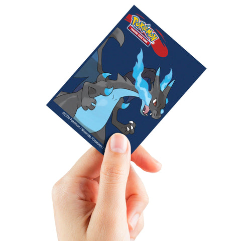 Pokemon: Mega Charizard X - Standard Deck Protector Sleeves (65pk) - Gathering Games
