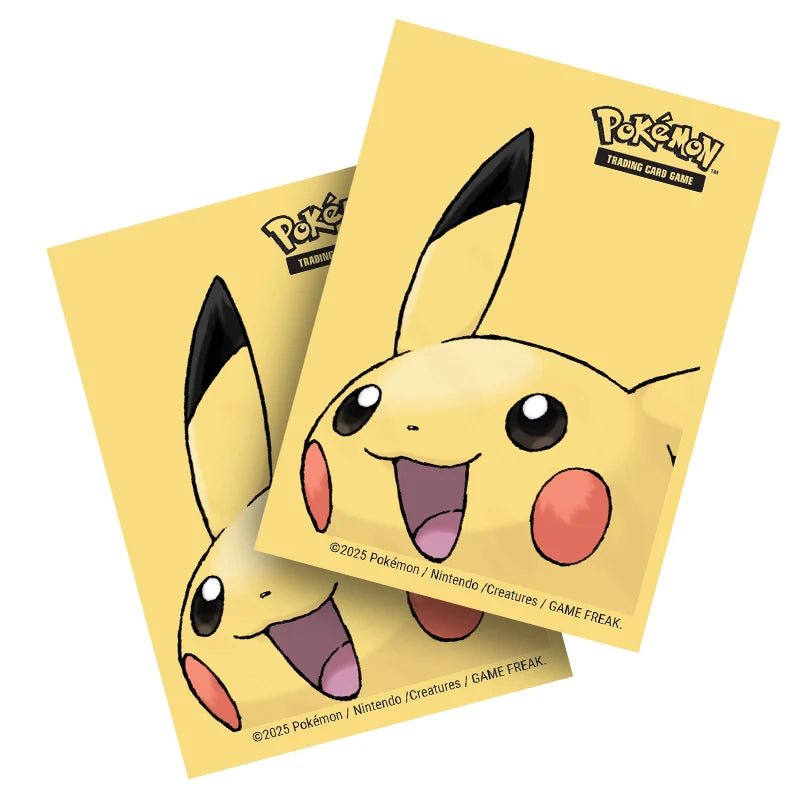 Pokemon Pikachu 2025 65ct Deck Protector Sleeves - Gathering Games