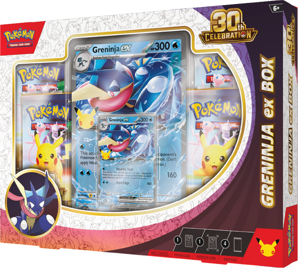 Pokemon TCG: 30th Celebration Greninja ex Box - 1