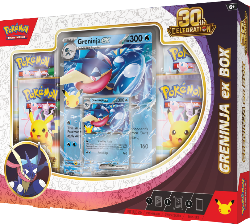 Pokemon TCG: 30th Celebration Greninja ex Box - Gathering Games