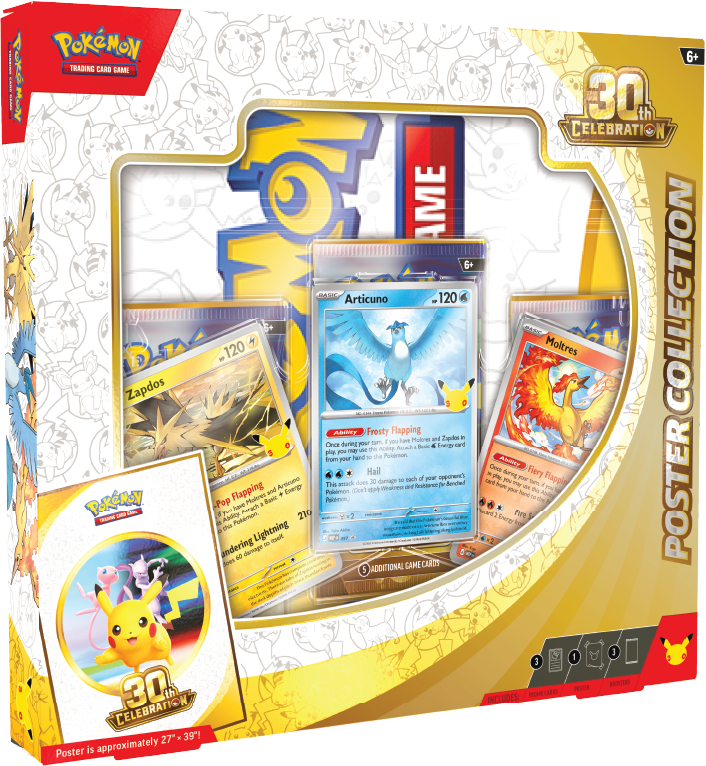 Pokemon TCG: 30th Celebration Poster Collection - Gathering Games