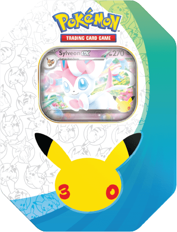 Pokemon TCG: 30th Celebration Sylveon ex Tin - Gathering Games