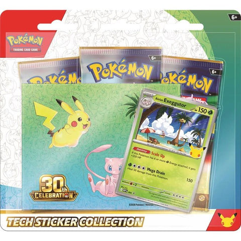 Pokemon TCG: 30th Celebration Tech Stickers Collection Bundle - Gathering Games